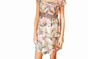 Anthropologie 'Twilight Garden' floral silk dress