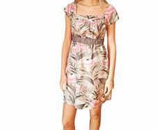 Anthropologie 'Twilight Garden' floral silk dress