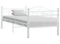 main image for ad Bed Frame White Metal 90x200 cm