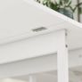 Four-Person Drop Leaf Table - White Image 8