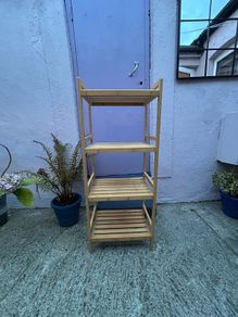 Bamboo shelf