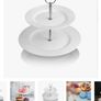 Whiteware 2 Plate Cake Stand by newbridge silver Image 2