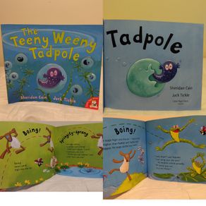 The Teeny Weeny Tadpole story book