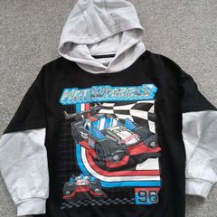 Hot Wheels boy's jumper/hoodie .Age 6/7