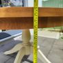 Solid round wood table Image 4