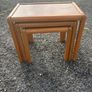 Mid-century vintage retro danish style nest of tables c1970 Image 5
