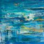 Large Framed Original Seascape by Artist Irish Art Original Art Abstract Art Image 9