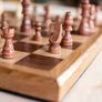 Brand New Handcrafted Chessboard - Walnut, Maple, Oak Image 4