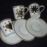 Vintage Harrods/Mid-Century Porcelain Espresso Set Image 7