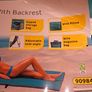 Foldable Beach mat with backrest NEW Image 5
