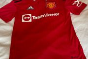 Junior age 13 14 Manchester United red jersey home 2022 2023