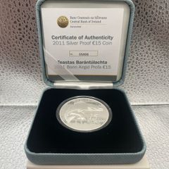 28,28grams Sterling Silver .925 Proof Salmon 2011 Coin.