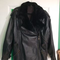 Leather biker jacket, Lamb Nappa (Italy), size 38-42