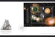 2002 Great Britain Astronomy Galaxies and Nebulae Miniature Sheet Royal Mail Addressed Stamp First Day Cover (FDC)