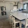 Quartz Kitchen island and counter tops with splashback Image 4
