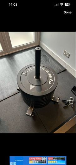 Olympic Bumper Plate Storage - Trolley