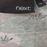 dress next size 10 empire neckline grey patterned dress Image 4
