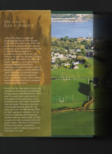 120 Years of GAA in Passage. Matt Aherne