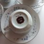 Royal West Germany Vintage China Tea Cups and Saucers (8) Image 3