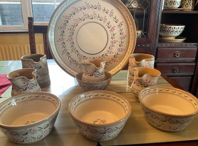 Nicholas Mosse lavender . Showcasing my last lavender  pieces . Priced individually . Pricing the platter for this ad