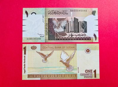 Sudan.  1 Pound. 2006  PICK 64a   UNC