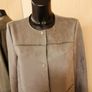 Women's Coat Suede Faux REDUCED NWT Size 14 Grey Image 2