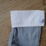 Jacadi Paris boys shirt 2-3 years grey cotton white cuffs and collar Image 2