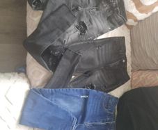 distressed jeans