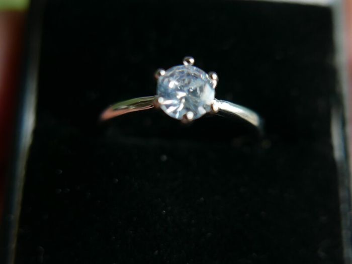 Vintage Sterling Silver 925  Ring size P - 2,16g