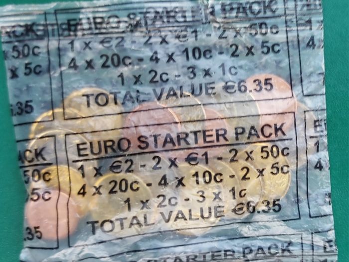 IRELAND  2002 Euro Started Set Of Coins