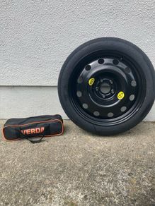 Spare wheel kit and tyre brand new half size tyre