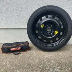Spare wheel kit and tyre brand new half size tyre
