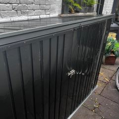 Auli Locking Metal Bike Shed