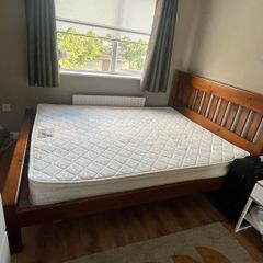 King size bed and mattress