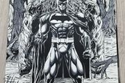 Batman &amp; Swamp Thing Art Print