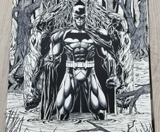 Batman & Swamp Thing Art Print