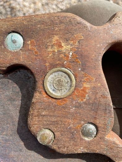 Vintage Disston Hand Saw