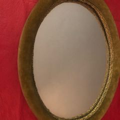 Vintage Velvet Mirror