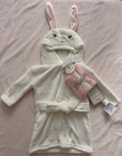 Brand New Baby Bunny Bathrobe