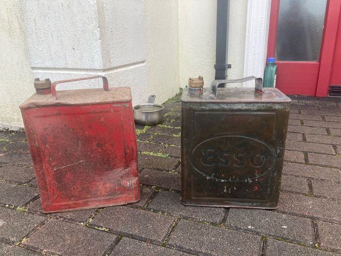 Petrol tins original