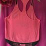 Top Victoria secrets pink medium racer back sportswear top Image 3
