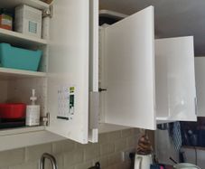 High gloss kitchen cabinet doors