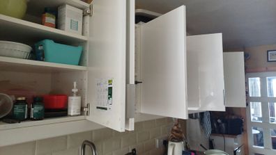 High gloss kitchen cabinet doors