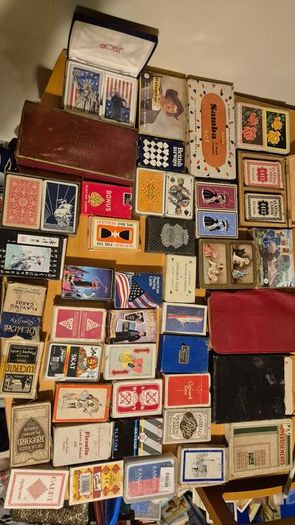 Classic retro vinatge massive collection poker playing cards