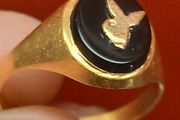 Solid gold ring