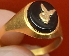 Solid gold ring