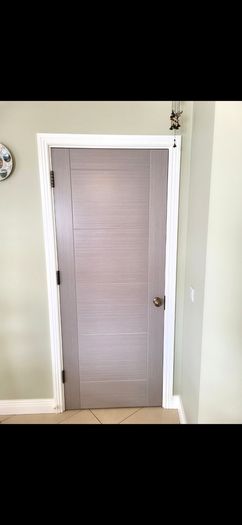 interior grey door