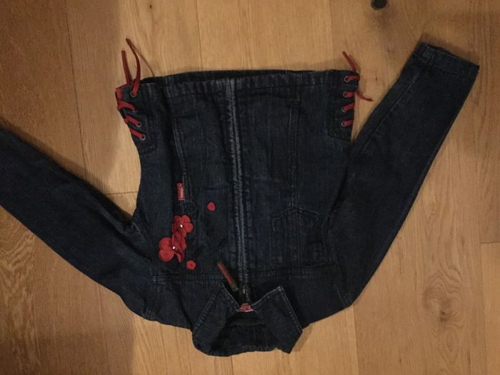Girls denim jacket, size 110