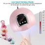 UV LED Nail Lamp,54W Nail Dryer for Gel Polish Auto Sensor LED Nail Dryer Lamp with 3 Timer Setting for Manicure/Pedicure, Home and Salon Image 4