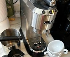 DeLonghi Dedica Espresso Machine + Accessories